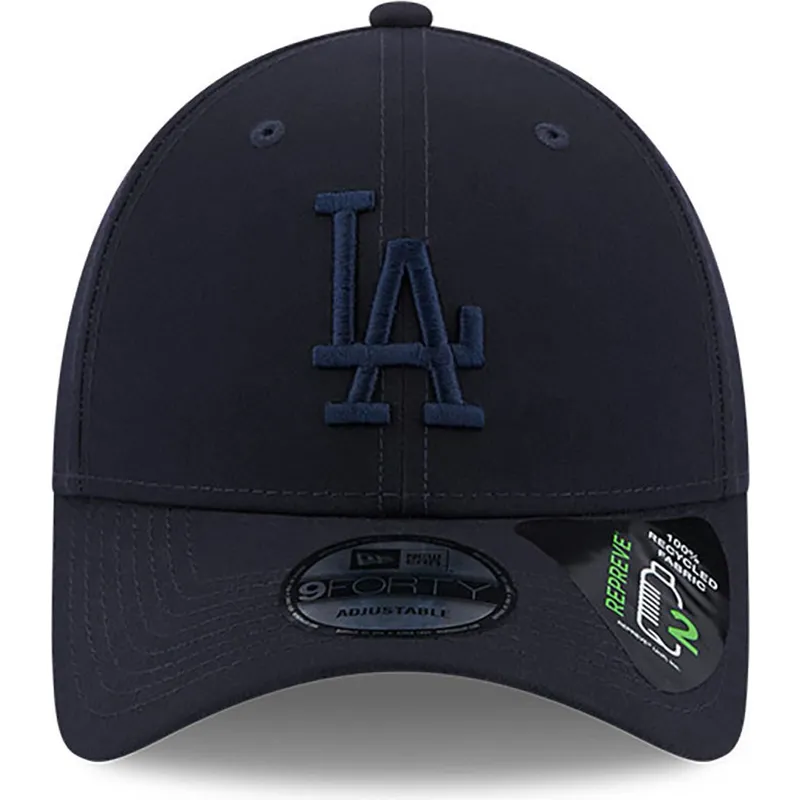 petten-gebogen-marineblauw-verstelbaar-9forty-repreve-van-los-angeles-dodgers-mlb-van-new-era