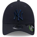 petten-gebogen-marineblauw-verstelbaar-9forty-repreve-van-new-york-yankees-mlb-van-new-era