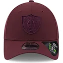 petten-gebogen-rood-verstelbaar-9forty-repreve-van-las-vegas-raiders-nfl-van-new-era