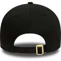 petten-gebogen-zwart-verstelbaar-9forty-metallic-badge-van-chicago-bulls-nba-van-new-era