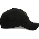 petten-gebogen-zwart-verstelbaar-9forty-metallic-badge-van-chicago-bulls-nba-van-new-era