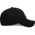 petten-gebogen-zwart-verstelbaar-9forty-metallic-badge-van-los-angeles-lakers-nba-van-new-era
