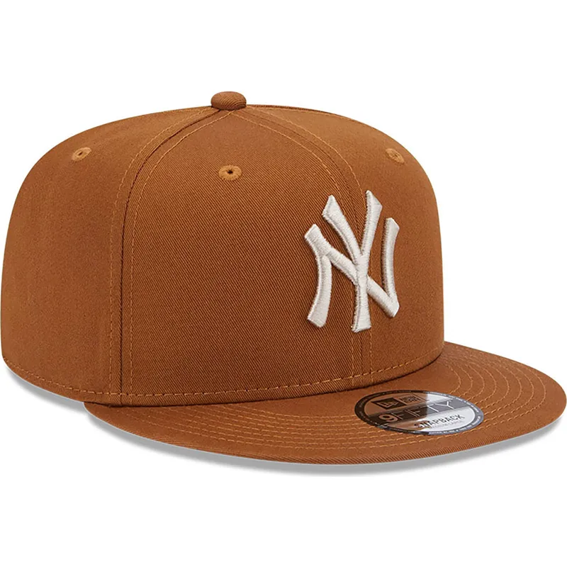 petten-plat-bruin-snapback-9fifty-league-essential-van-new-york-yankees-mlb-van-new-era petten-plat-bruin-snapback-9fifty-league-essential-van-new-york-yankees-mlb-van-new-era