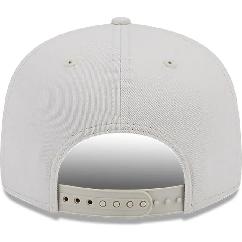 petten-plat-beige-snapback-9fifty-league-essential-van-new-york-yankees-mlb-van-new-era