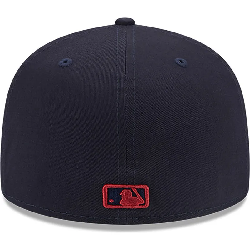 petten-plat-marineblauw-fitted-59fifty-league-essential-van-new-york-yankees-mlb-van-new-era