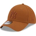 petten-gebogen-bruin-fitted-39thirty-league-essential-van-new-york-yankees-mlb-van-new-era