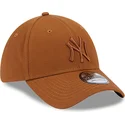 petten-gebogen-bruin-fitted-39thirty-league-essential-van-new-york-yankees-mlb-van-new-era