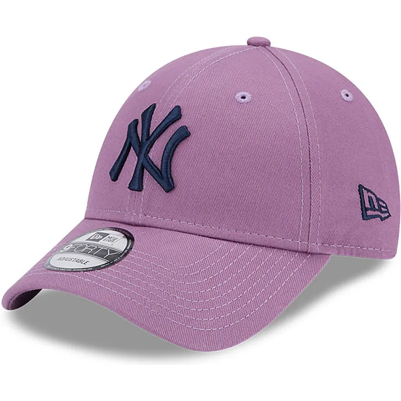 petten-gebogen-paars-verstelbaar-9forty-league-essential-van-new-york-yankees-mlb-van-new-era petten-gebogen-paars-verstelbaar-9forty-league-essential-van-new-york-yankees-mlb-van-new-era