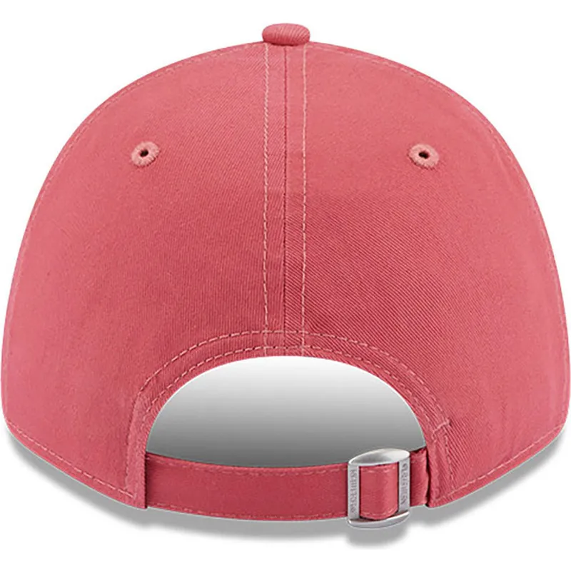 petten-gebogen-roze-verstelbaar-9forty-league-essential-van-new-york-yankees-mlb-van-new-era