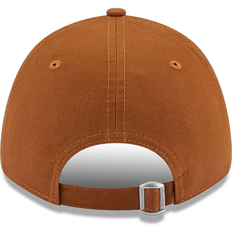 petten-gebogen-bruin-verstelbaar-9forty-league-essential-van-los-angeles-dodgers-mlb-van-new-era