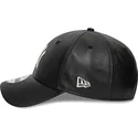 petten-gebogen-zwart-verstelbaar-9forty-leather-van-new-york-yankees-mlb-van-new-era