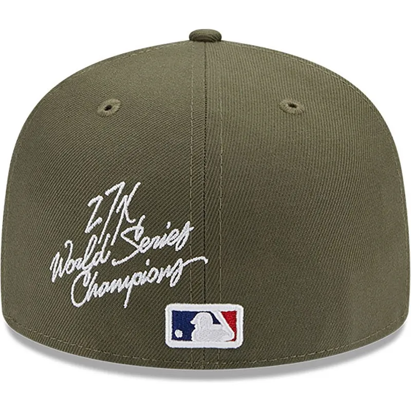 petten-plat-groen-fitted-59fifty-world-series-van-new-york-yankees-mlb-van-new-era petten-plat-groen-fitted-59fifty-world-series-van-new-york-yankees-mlb-van-new-era