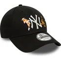 petten-gebogen-zwart-verstelbaar-9forty-koi-fish-van-new-york-yankees-mlb-van-new-era