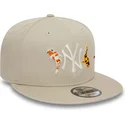 petten-plat-beige-snapback-9fifty-koi-fish-van-new-york-yankees-mlb-van-new-era