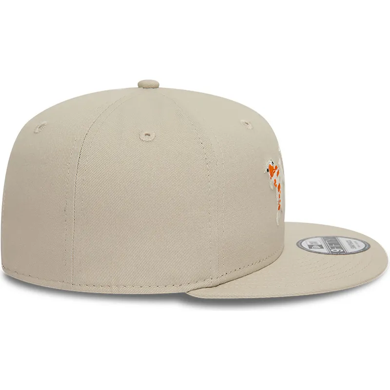 petten-plat-beige-snapback-9fifty-koi-fish-van-new-york-yankees-mlb-van-new-era