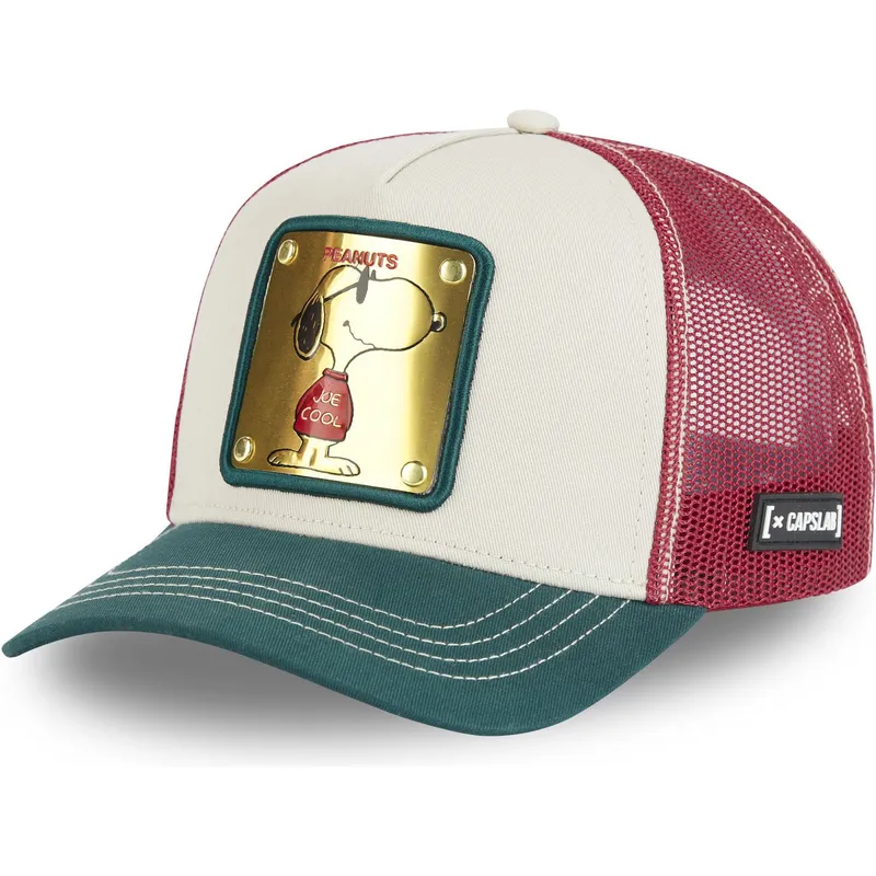petten-gebogen-meerkleurig-snapback-joe-cool-joe2-snoopy-peanuts-van-capslab