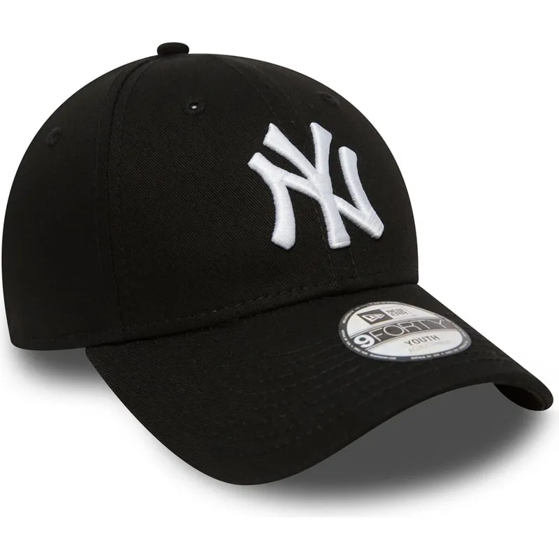 petten-gebogen-zwart-verstelbaar-voor-kinderen-9forty-essential-van-new-york-yankees-mlb-van-new-era petten-gebogen-zwart-verstelbaar-voor-kinderen-9forty-essential-van-new-york-yankees-mlb-van-new-era