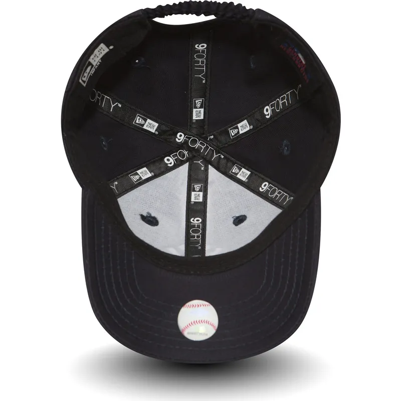 petten-gebogen-blauw-verstelbaar-voor-kinderen-9forty-essential-van-new-york-yankees-mlb-van-new-era