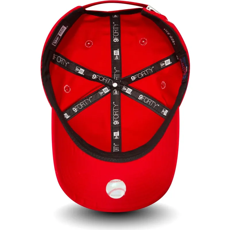 petten-gebogen-rood-verstelbaar-9forty-flawless-van-new-york-yankees-mlb-van-new-era