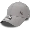 petten-gebogen-grijs-verstelbaar-9forty-flawless-van-new-york-yankees-mlb-van-new-era