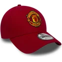 petten-gebogen-rood-verstelbaar-9forty-essential-van-manchester-united-football-club-premier-league-van-new-era
