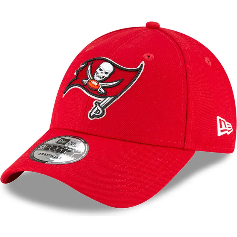 petten-gebogen-rood-verstelbaar-9forty-van-tampa-bay-buccaneers-nfl-van-new-era