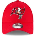 petten-gebogen-rood-verstelbaar-9forty-van-tampa-bay-buccaneers-nfl-van-new-era