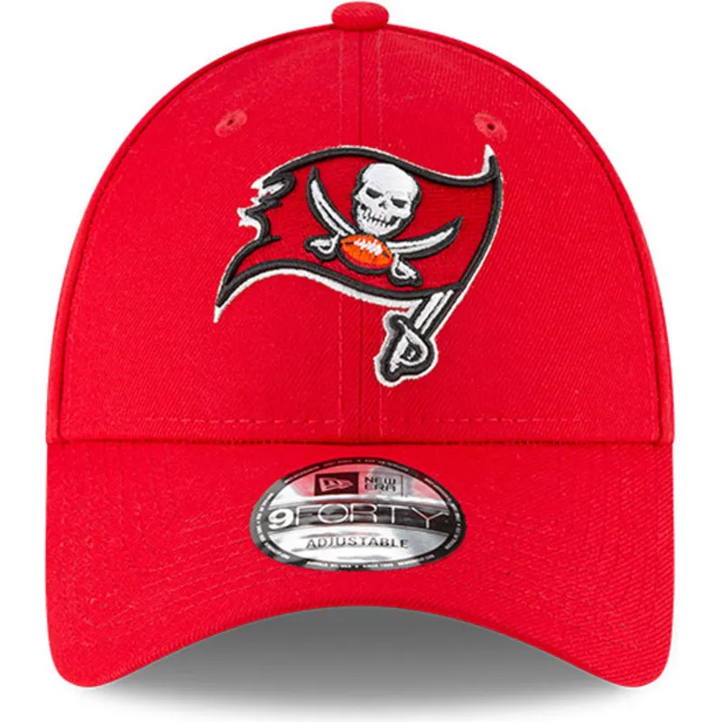 petten-gebogen-rood-verstelbaar-9forty-van-tampa-bay-buccaneers-nfl-van-new-era