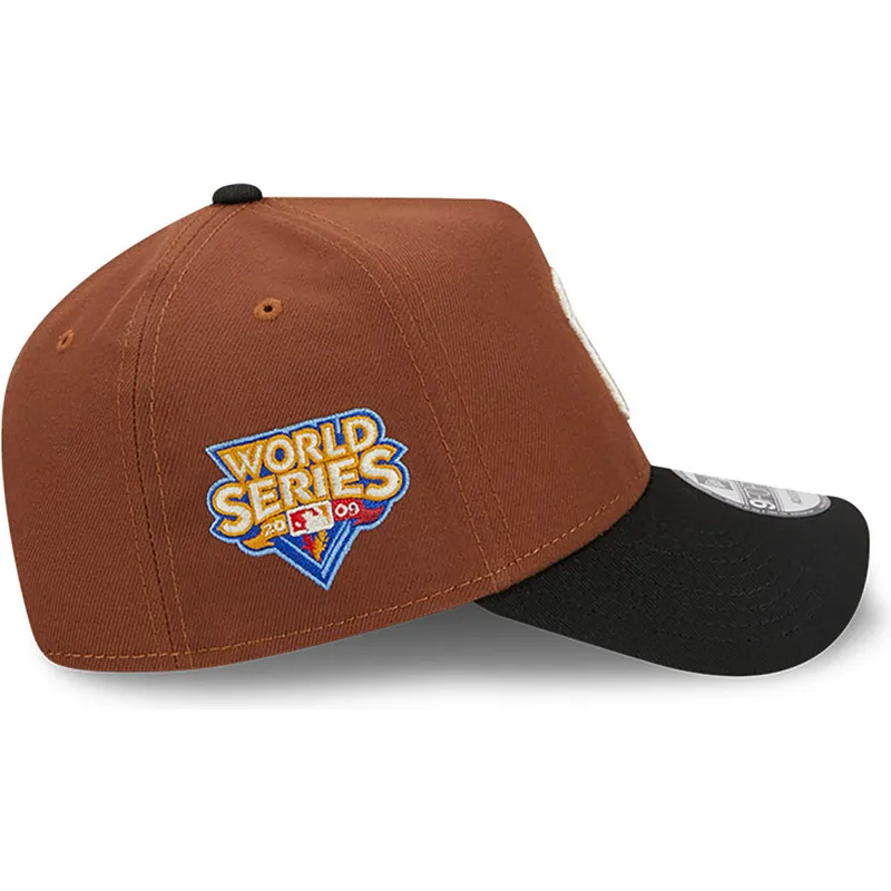 petten-gebogen-bruin-snapback-9forty-a-frame-harvest-van-new-york-yankees-mlb-van-new-era petten-gebogen-bruin-snapback-9forty-a-frame-harvest-van-new-york-yankees-mlb-van-new-era