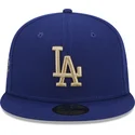 petten-plat-blauw-fitted-59fifty-laurel-sidepatch-van-los-angeles-dodgers-mlb-van-new-era