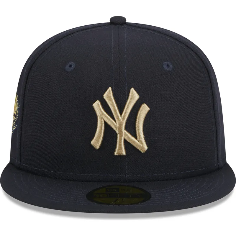 petten-plat-marineblauw-fitted-59fifty-laurel-sidepatch-van-new-york-yankees-mlb-van-new-era petten-plat-marineblauw-fitted-59fifty-laurel-sidepatch-van-new-york-yankees-mlb-van-new-era