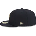 petten-plat-marineblauw-fitted-59fifty-laurel-sidepatch-van-new-york-yankees-mlb-van-new-era