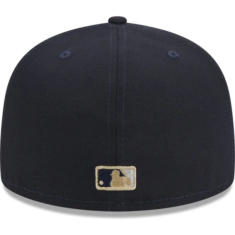 petten-plat-marineblauw-fitted-59fifty-laurel-sidepatch-van-new-york-yankees-mlb-van-new-era petten-plat-marineblauw-fitted-59fifty-laurel-sidepatch-van-new-york-yankees-mlb-van-new-era