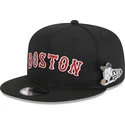 petten-plat-zwart-snapback-9fifty-post-up-pin-van-boston-red-sox-mlb-van-new-era