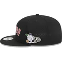 petten-plat-zwart-snapback-9fifty-post-up-pin-van-boston-red-sox-mlb-van-new-era