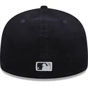 petten-plat-marineblauw-fitted-59fifty-throwback-cord-van-new-york-yankees-mlb-van-new-era