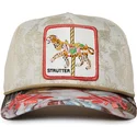 petten-gebogen-beige-snapback-multicolor-strutter-quid-glorier-carousel-the-farm-van-goorin-bros