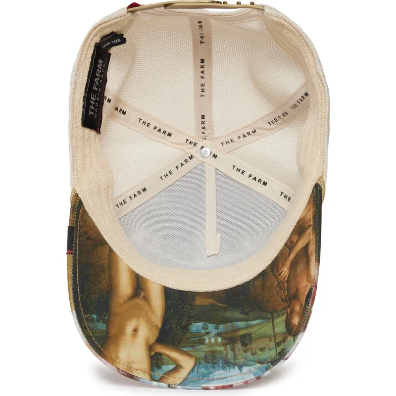 petten-gebogen-beige-snapback-multicolor-strutter-quid-glorier-carousel-the-farm-van-goorin-bros