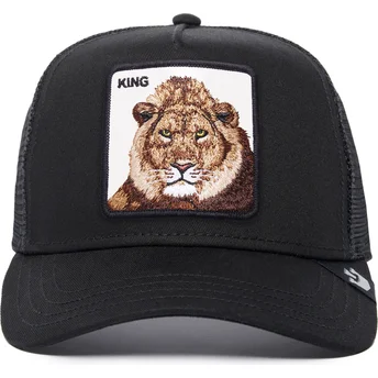 petten-gebogen-zwart-snapback-the-king-lion-the-farm-van-goorin-bros