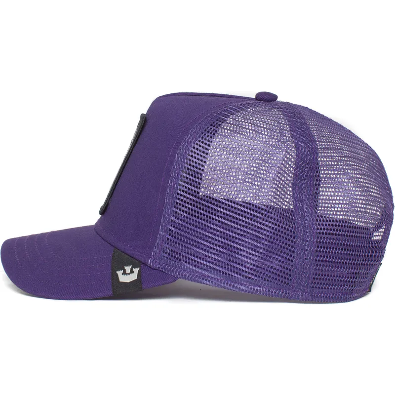 petten-gebogen-paars-snapback-the-lone-wolf-the-farm-van-goorin-bros