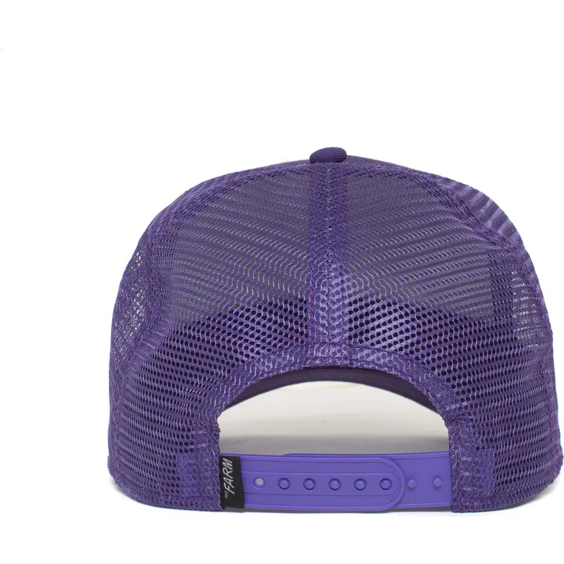 petten-gebogen-paars-snapback-the-lone-wolf-the-farm-van-goorin-bros