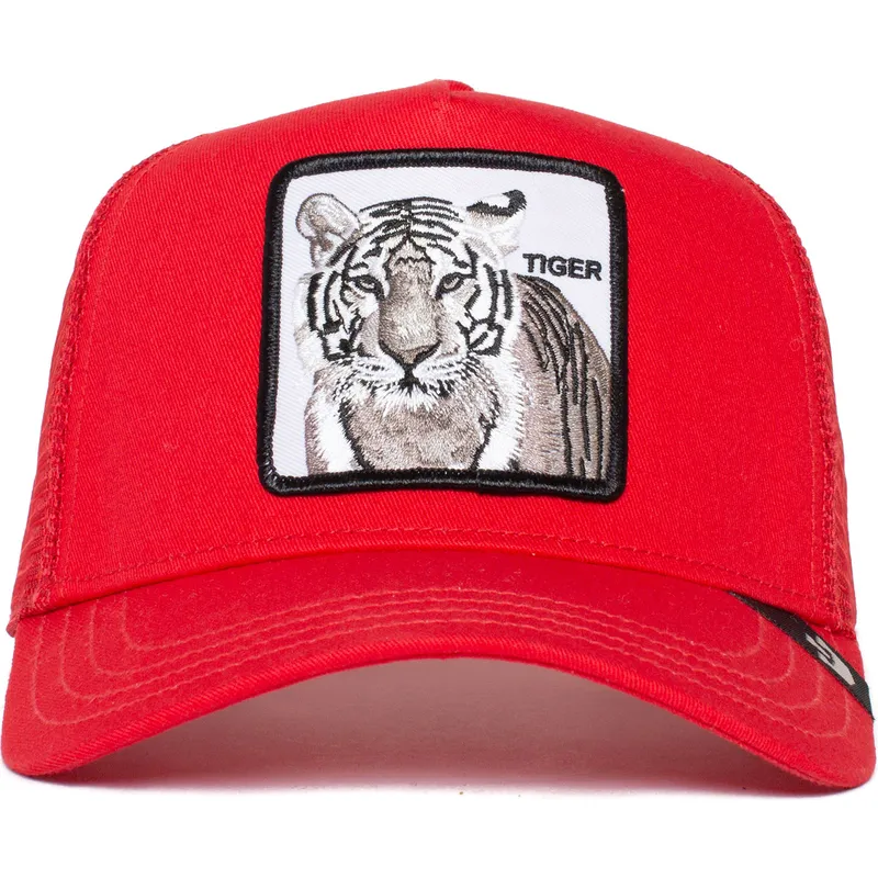 petten-gebogen-rood-snapback-the-white-tiger-the-farm-van-goorin-bros