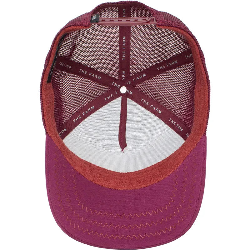 petten-gebogen-rood-snapback-gateway-the-farm-van-goorin-bros