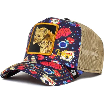 petten-gebogen-meerkleurig-snapback-joker-poker-face-casino-the-farm-van-goorin-bros