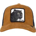 petten-gebogen-bruin-snapback-panther-panthuroy-corduroy-the-farm-van-goorin-bros