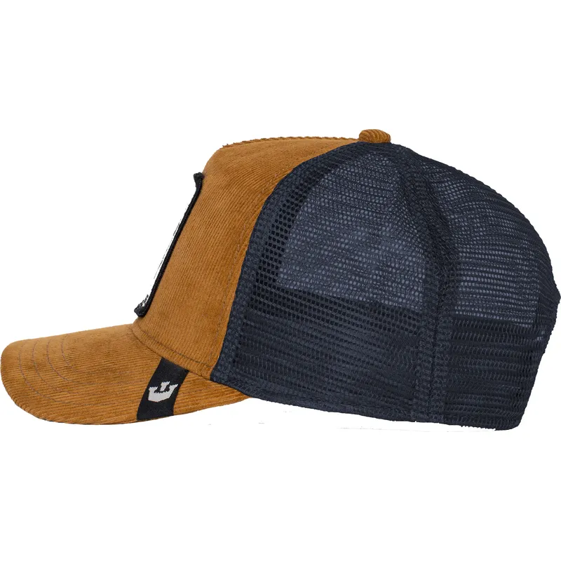 petten-gebogen-bruin-snapback-panther-panthuroy-corduroy-the-farm-van-goorin-bros petten-gebogen-bruin-snapback-panther-panthuroy-corduroy-the-farm-van-goorin-bros