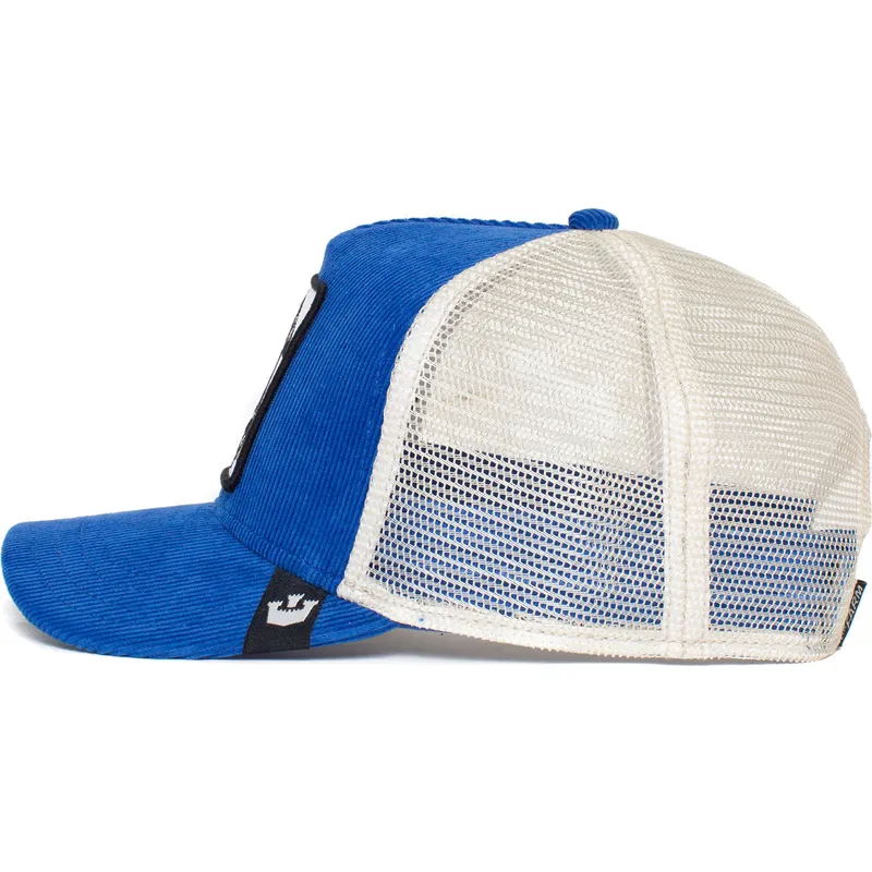 petten-gebogen-blauw-snapback-sly-stallione-corduroy-the-farm-van-goorin-bros