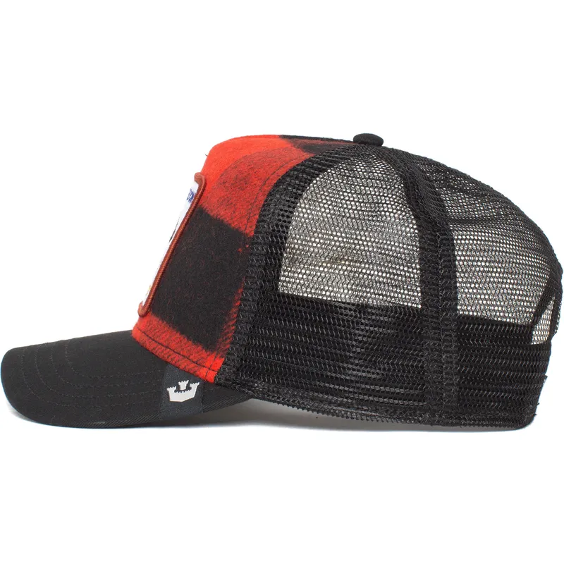 petten-gebogen-rood-snapback-freedom-ski-free-the-farm-van-goorin-bros