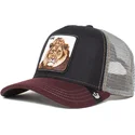 petten-gebogen-zwart-snapback-king-circwool-of-life-the-farm-van-goorin-bros