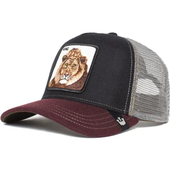 petten-gebogen-zwart-snapback-king-circwool-of-life-the-farm-van-goorin-bros